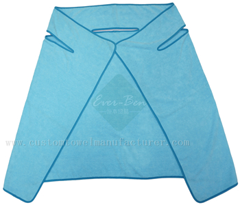 China Bulk Custom microfibre beach poncho luxury bath towels in bulk toddler poncho towel supplier